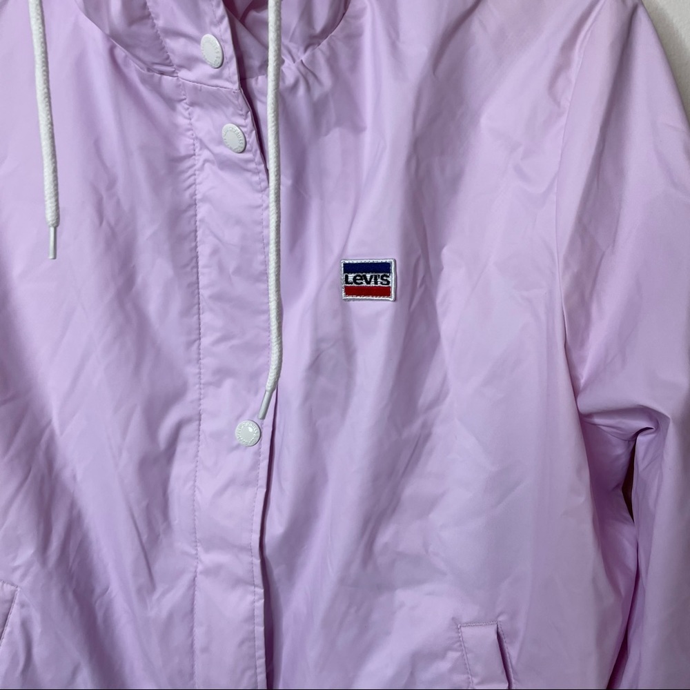 Levi's Nylon Pink Mesh Hooded Jacket - Picture 4 of 8